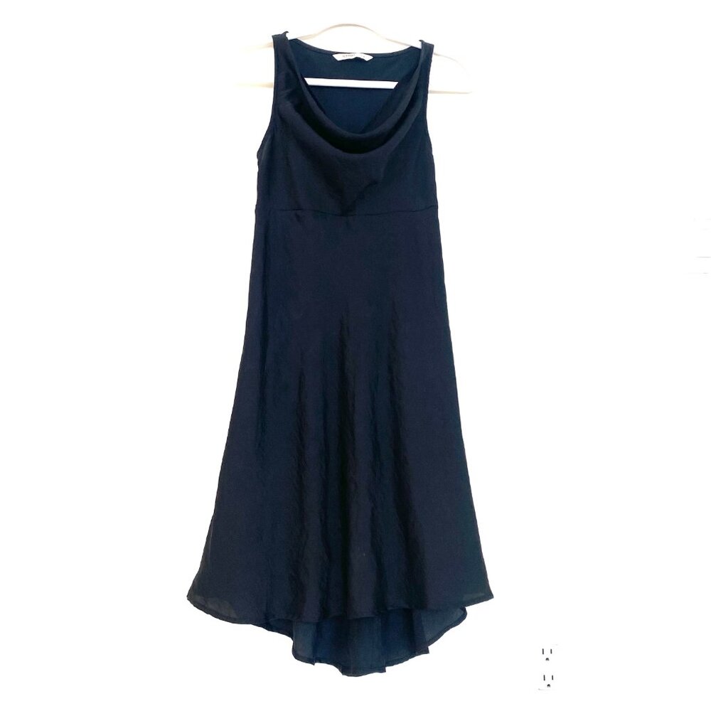 Old Navy Women Classic Sleeveless Black Midi Dress Size 2